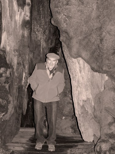 Dad in Redwood 0459sepia