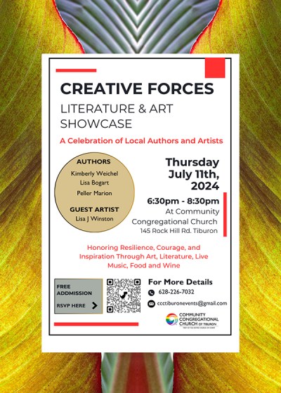 Red and Blue Abstract Art Exhibition Flyer Portrait (5 x 7 in)