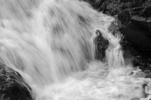 Cascade Falls BW